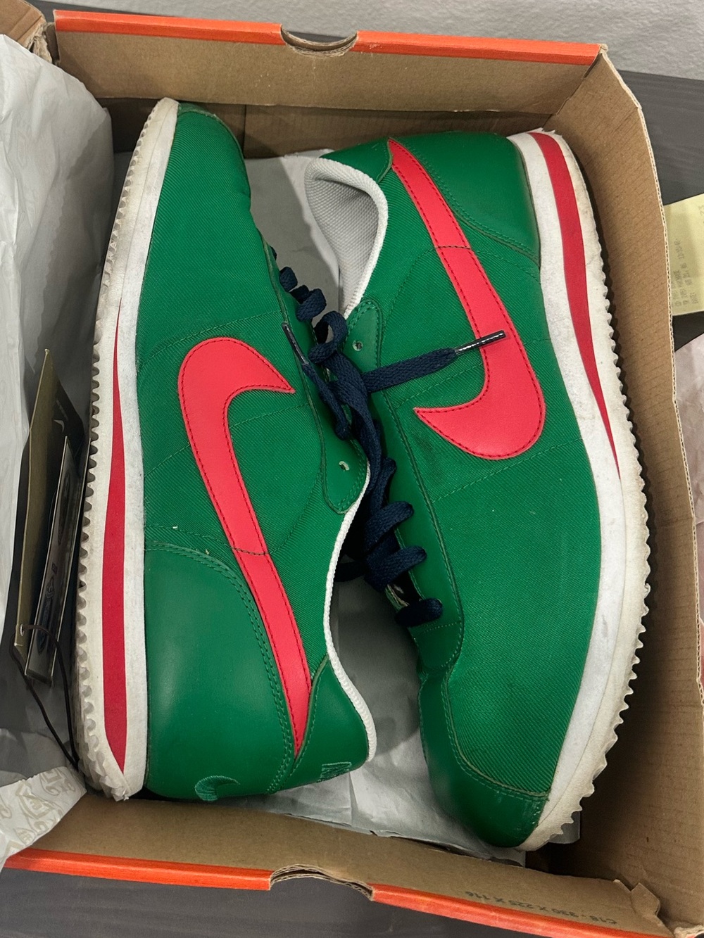 Nike RARE MENS 2005 CORTEZ World Cup MEXICO GREEN/RED SHOES SIZE 11